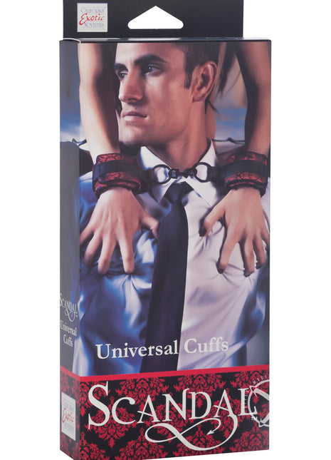 Scandal Universal Cuffs - Black/Red