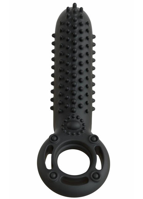Screaming O Oyeah Rechargeable Silicone Cock Ring - Black