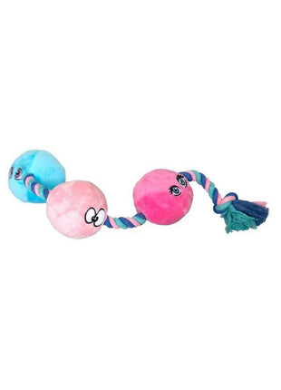 Scruffy Tug Buttons - Blue/Pink