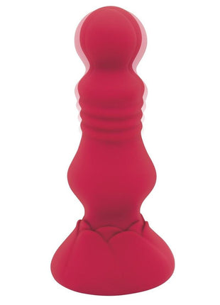 Secret Kisses Remote Control Rechargeable Silicone Vibrating Floret Buttplug