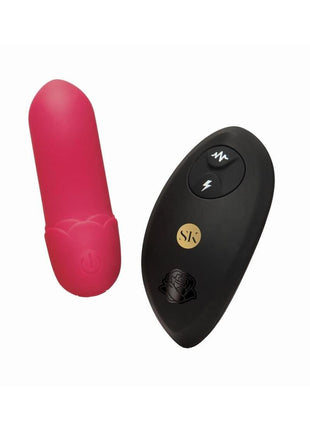 Secret Kisses Rosegasm Play Rechargeable Silicone Mini Bullet Vibrator - Red