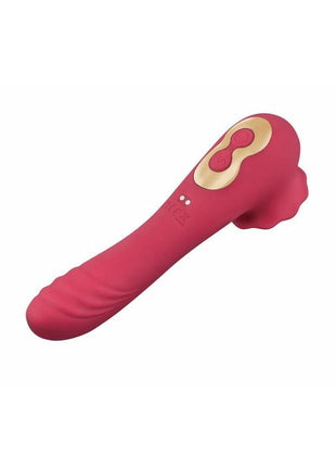 Secret Kisses Rosegasm Quake Rechargeable Silicone Dual Vibe