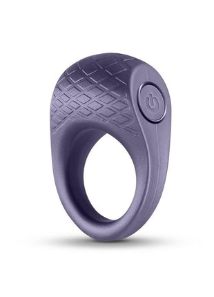 Seduction Levi Rechargeable Silicone Cock Ring - Gray/Grey