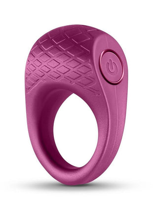 Seduction Levi Rechargeable Silicone Cock Ring - Red