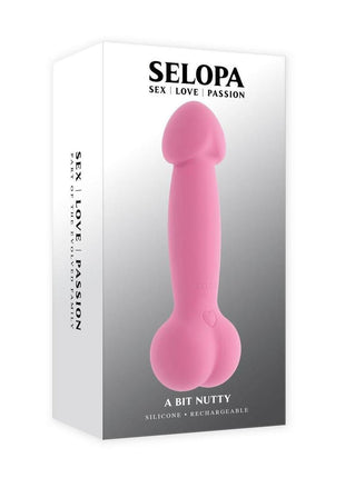 Selopa A Bit Nutty Rechargeable Silicone Vibrator - Pink