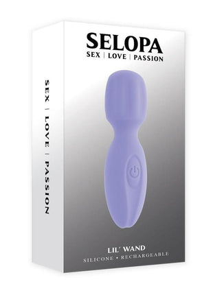 Selopa Lil Wand Rechargeable Silicone Vibrator - Purple