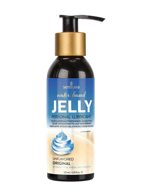 Sensuva Jelly Water Based Personal Lubricant - 4oz.