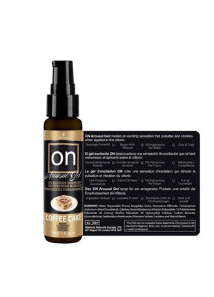 Sensuva On Arousal Gel Water Base Coffee Cake Flavor