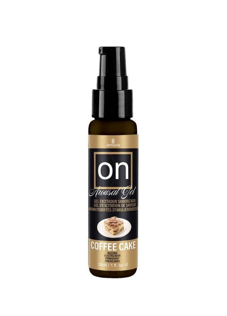 Sensuva On Arousal Gel Water Base Coffee Cake Flavor - 1oz