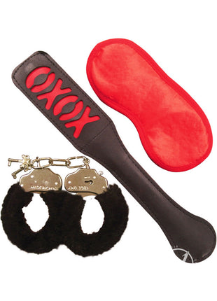 Sex and Mischief Collection Sweet Punishment Kit - Black/Red