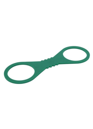 Sex and Mischief Indica Silicone Cuffs - Green - Large