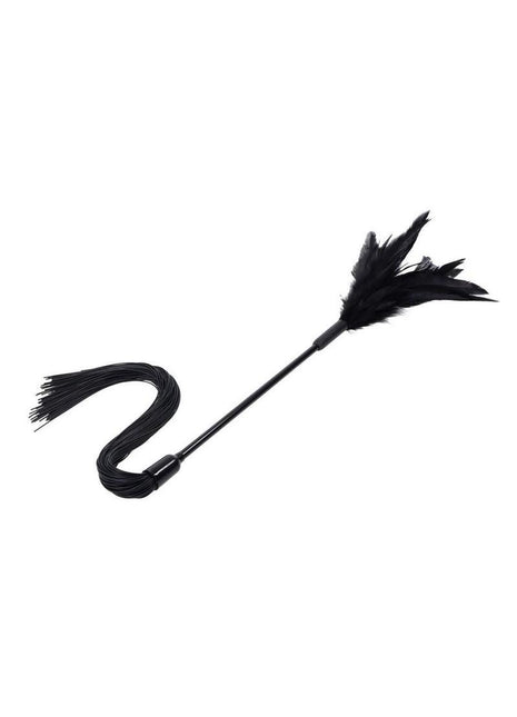 Sex and Mischief Shadow Feather Tickler - Black