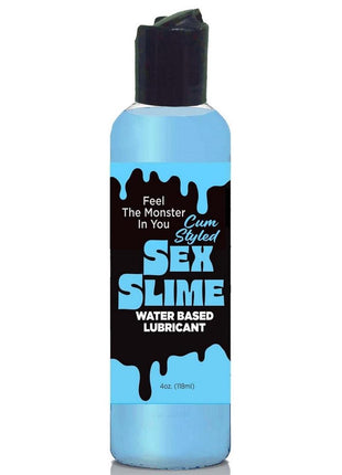 Sex Slime Cum Styled Water Based Lubricant - Blue - 4oz