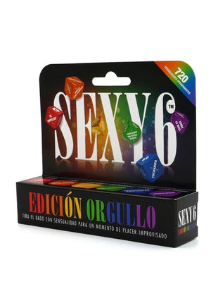Sexy 6 Pride Edition Dice Game (Spanish