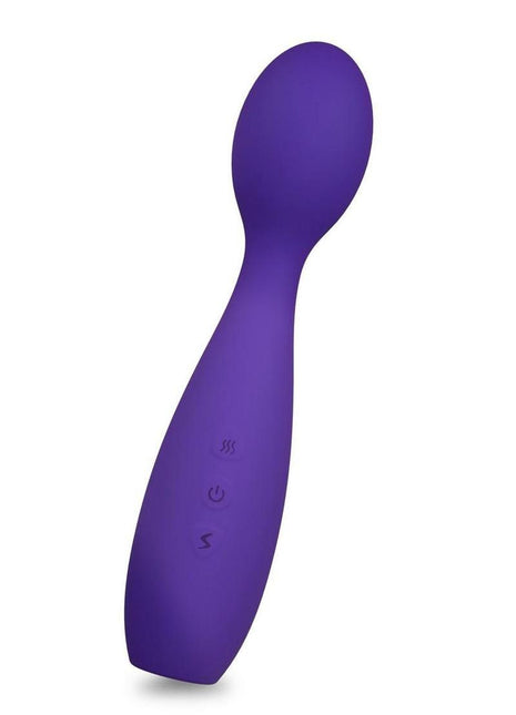 Sexy Things Velvet High Rechargeable Silicone Vibrating Wand - Purple