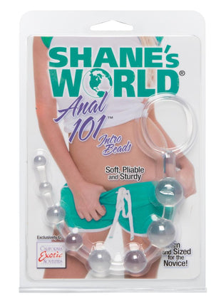 Shane's World Anal 101 Intro Anal Beads - Clear