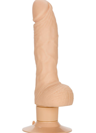 Shower Stud Super Stud Vibrating Dildo - Vanilla/White