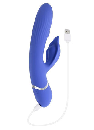 Shudder Rechargeable Silicone Triple Motor Vibrator with Stimulator