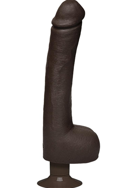 Signature Cocks Safaree Samuels Anaconda Vibrating Dildo - Chocolate - 12in