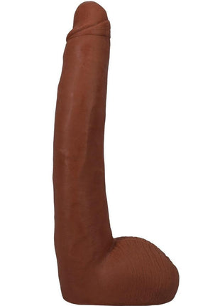 Signature Cocks Ultraskyn Alex Jones Dildo with Removable Suction Cup - Caramel - 11in