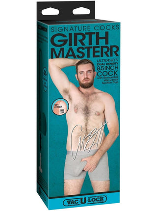 Signature Cocks Ultraskyn Girthmasterr Dildo with Removable Suction Cup - Vanilla - 8.5in