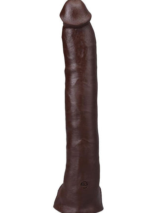 Signature Cocks Ultraskyn Hollywood Cash Dildo with Removable Suction Cup - Chocolate - 11in