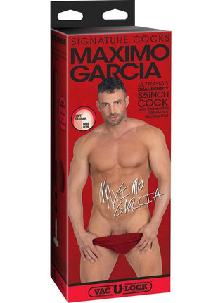 Signature Cocks Ultraskyn Maximo Garcia Dildo with Removable Suction Cup - Vanilla - 8.5in