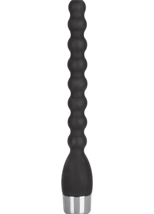 Silicone Bendie Power Probe Anal Beads Waterproof - Black