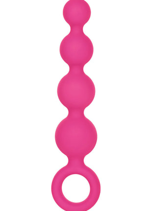Silicone Booty Anal Beads - Pink