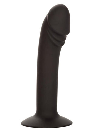 Silicone Curved Anal Stud - Black