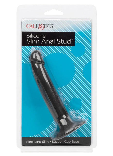 Silicone Slim Anal Stud - Black