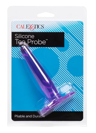 Silicone Tee Probe Butt Plug - Purple