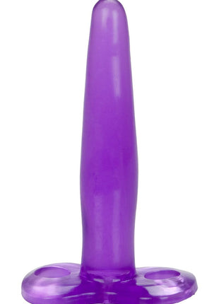 Silicone Tee Probe Butt Plug - Purple