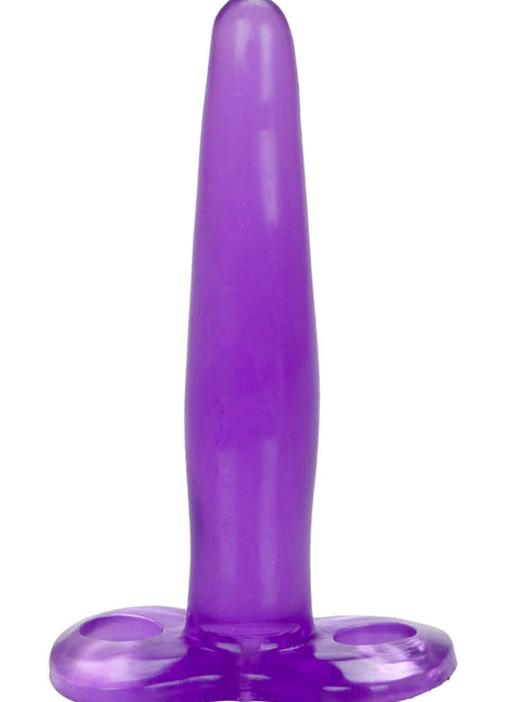 Silicone Tee Probe Butt Plug - Purple