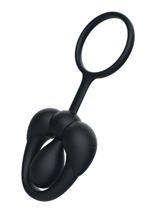 Silicone Tingle Cock Ring - Black