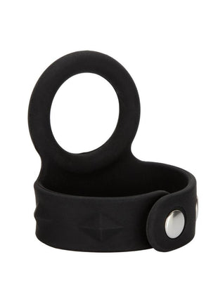 Silicone Tri-Snap Scrotum Support Cock Ring