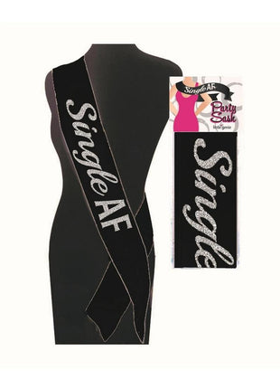 Single AF Sash - Black/White