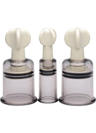 Size Matters Clit and Nipple Suckers - Clear - Set