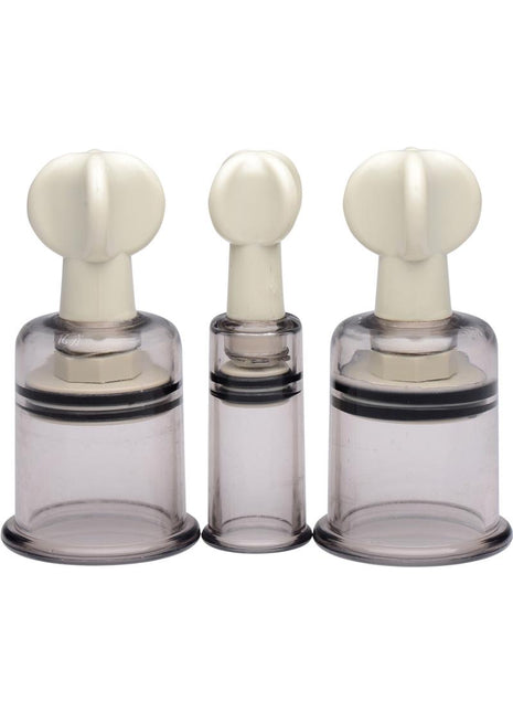 Size Matters Clit and Nipple Suckers - Clear - Set