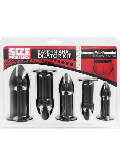 Size Matters Ease-In Anal Dilator Kit - Black