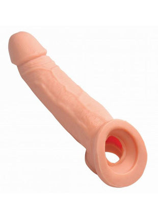 Size Matters Penis Extender Sleeve Realistic - Flesh/Vanilla - 2in