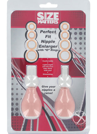 Size Matters Perfect Fit Nipple Enlarger Pumps with O Rings