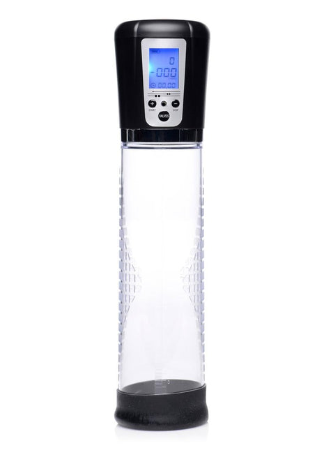 Size Matters Power Suction Penis Pump with Built- - Clear - Display