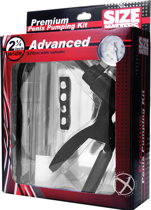 Size Matters Premium Penis Pumping Kit - Advanced Size - Clear