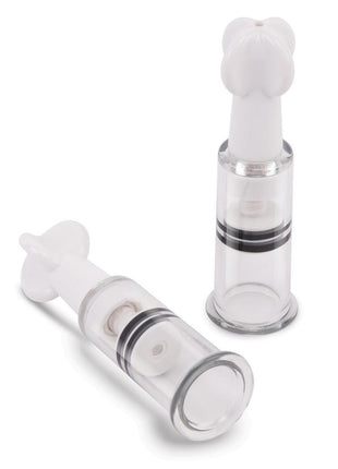 Size Up Twisty Nipple Suckers - Black/Clear - Small