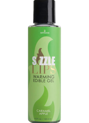 Sizzle Lips Warming Edible Gel Caramel Apple - 4.2oz