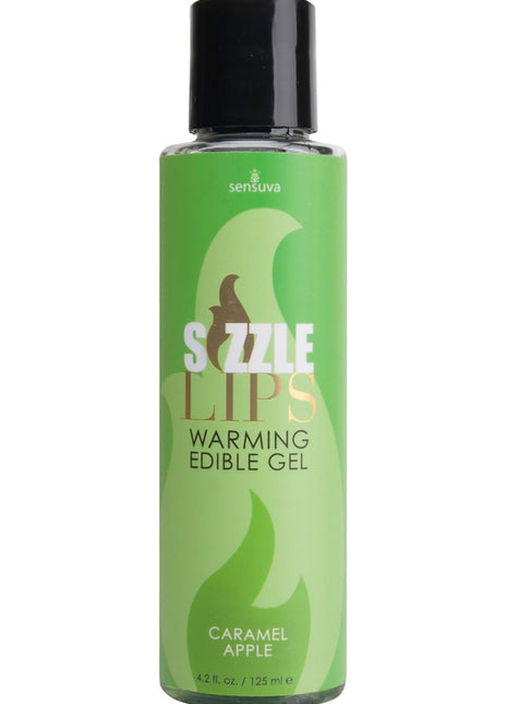Sizzle Lips Warming Edible Gel Caramel Apple - 4.2oz