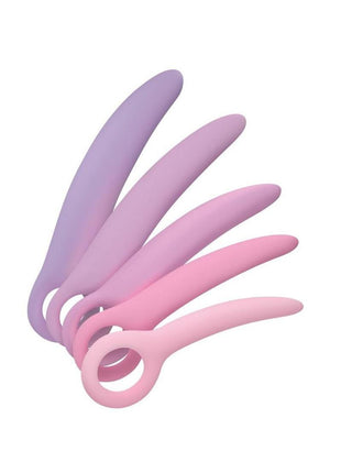 Skins Care Curved Silicone Dilators - Pink/Purple - 5pc/Set