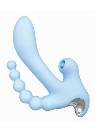 Sky Cirrus Three Way Rechargeable Silicone Vibrator