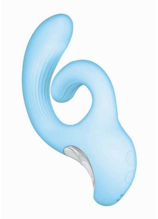 Sky Cumulus Swirl G-Spot Rechargeable Silicone - Blue